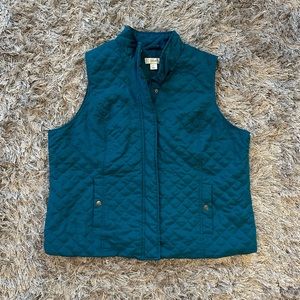 Teal Vest - CJ Banks